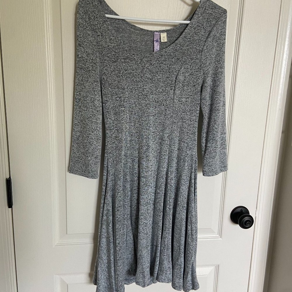 Alya Heathered Gray Dress